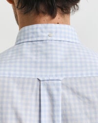 Regular fit klassisk gingham poplin-skjorte