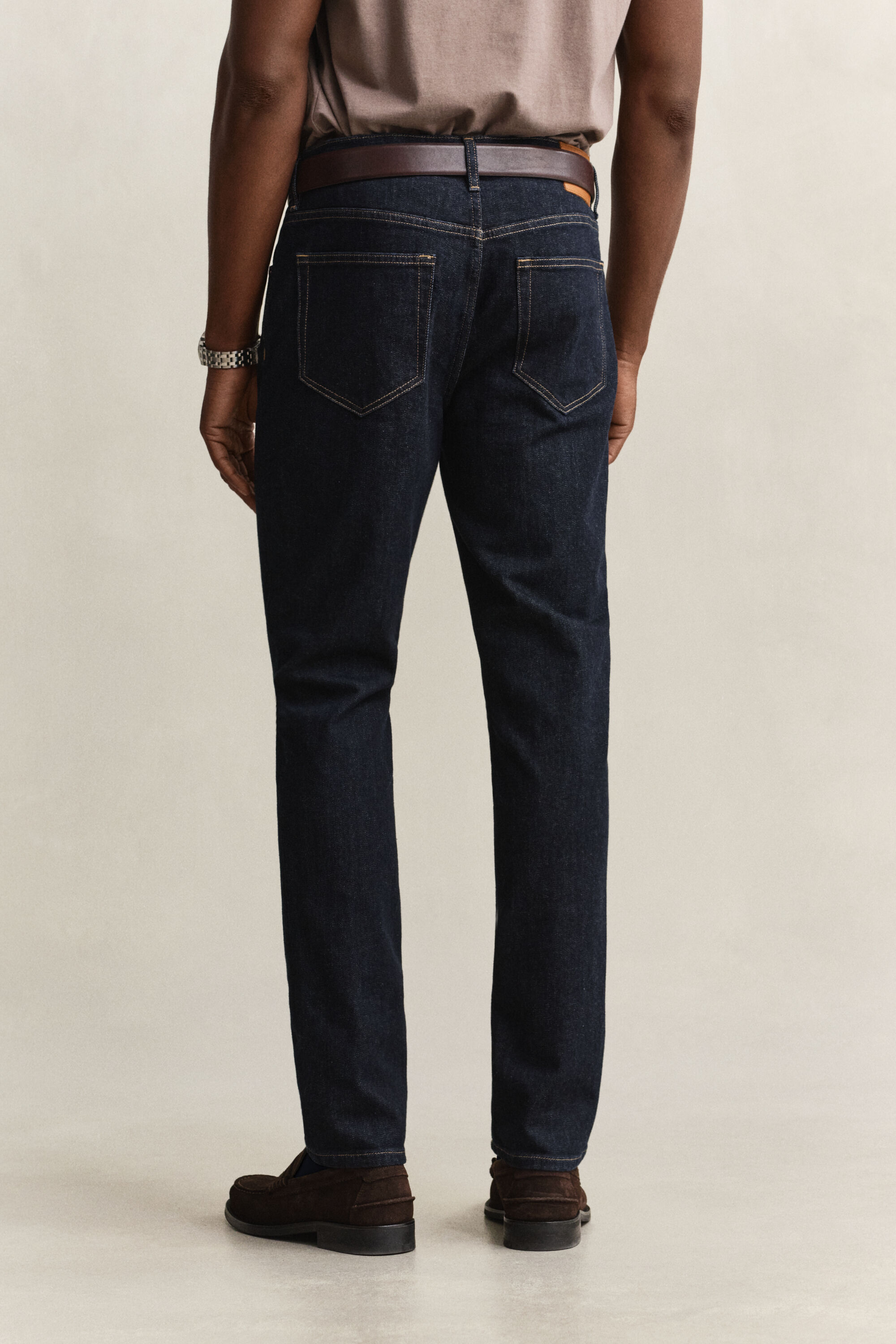 Slim fit jeans i let vask