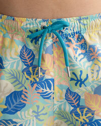 Classic fit badeshorts med Tropical-tryk