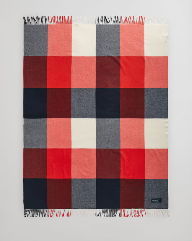 Ternet tæppe af ekstra fin merinould