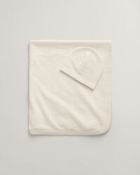 Baby gavesæt med tæppe og beanie