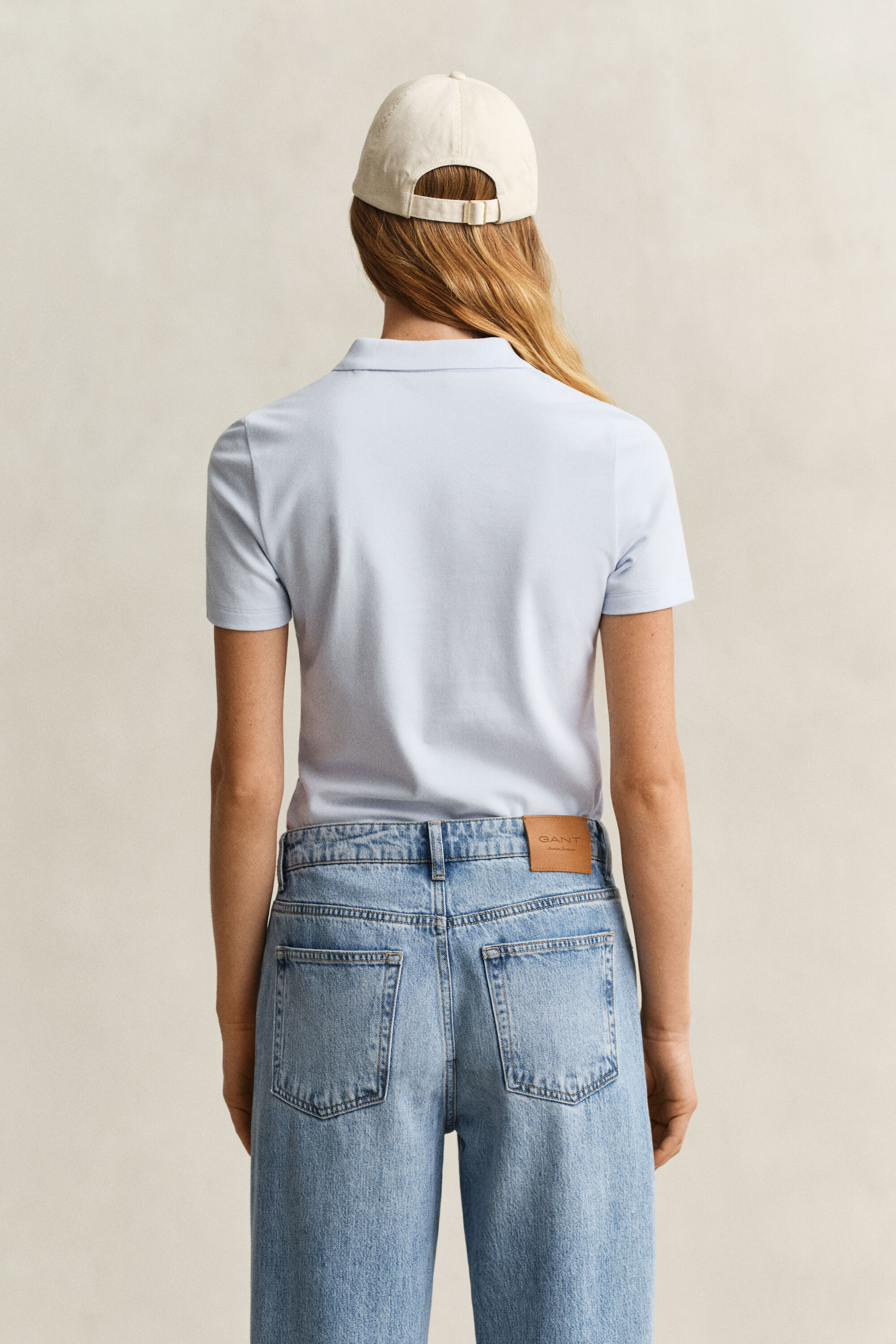 Slim fit poloskjorte