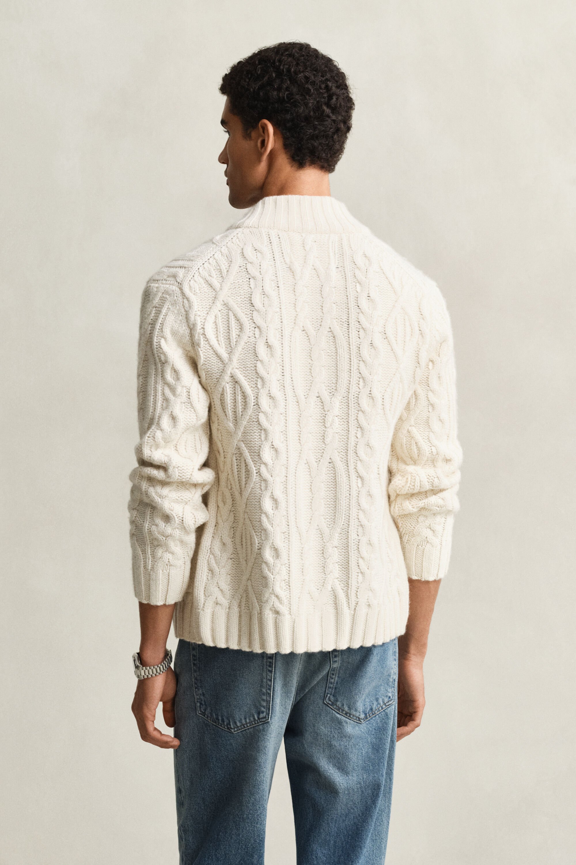 Kabelstrikket cardigan