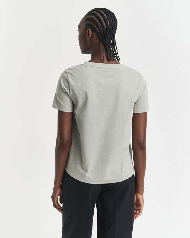 Shield T-shirt med V-hals