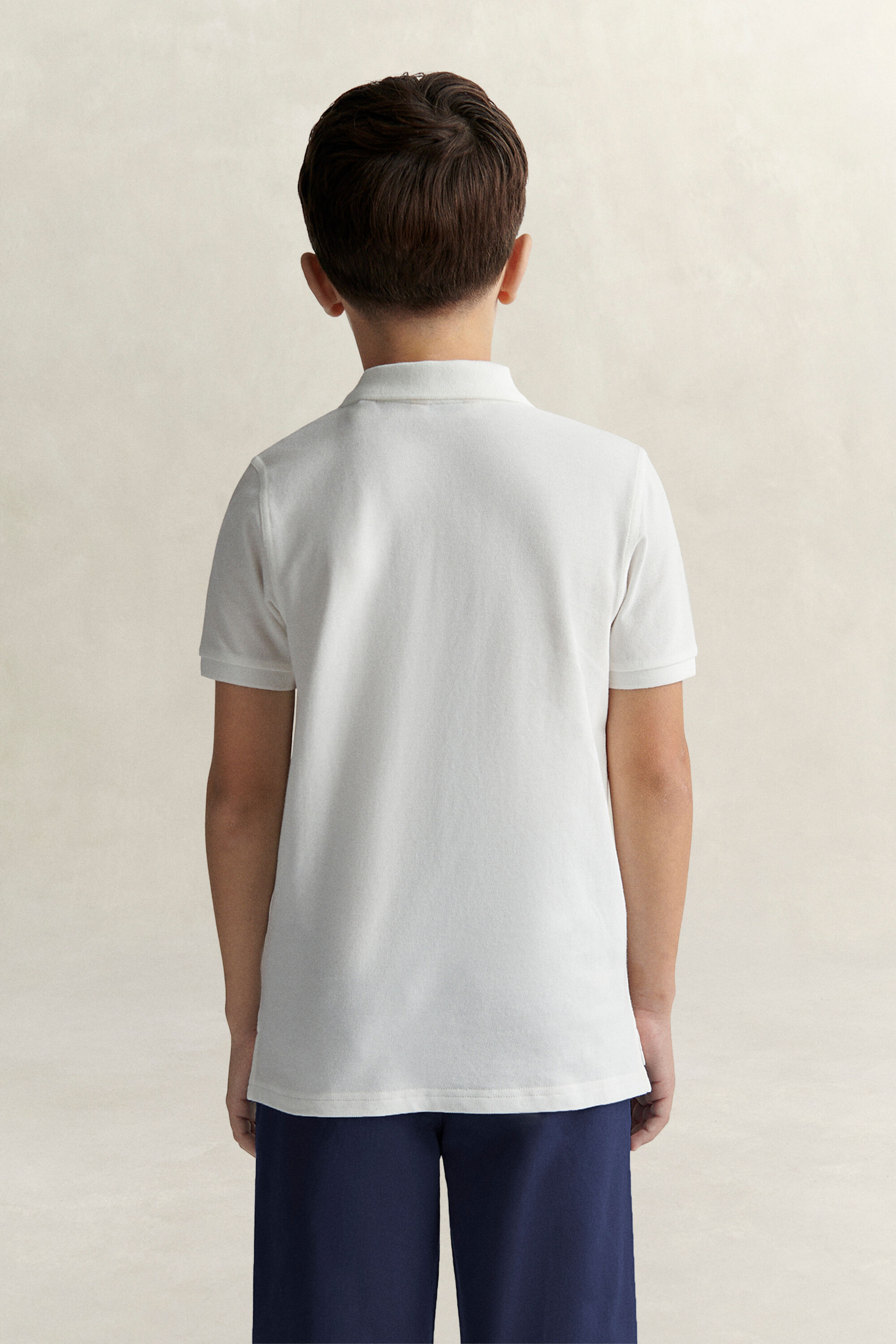 Teens Shield piqué poloskjorte