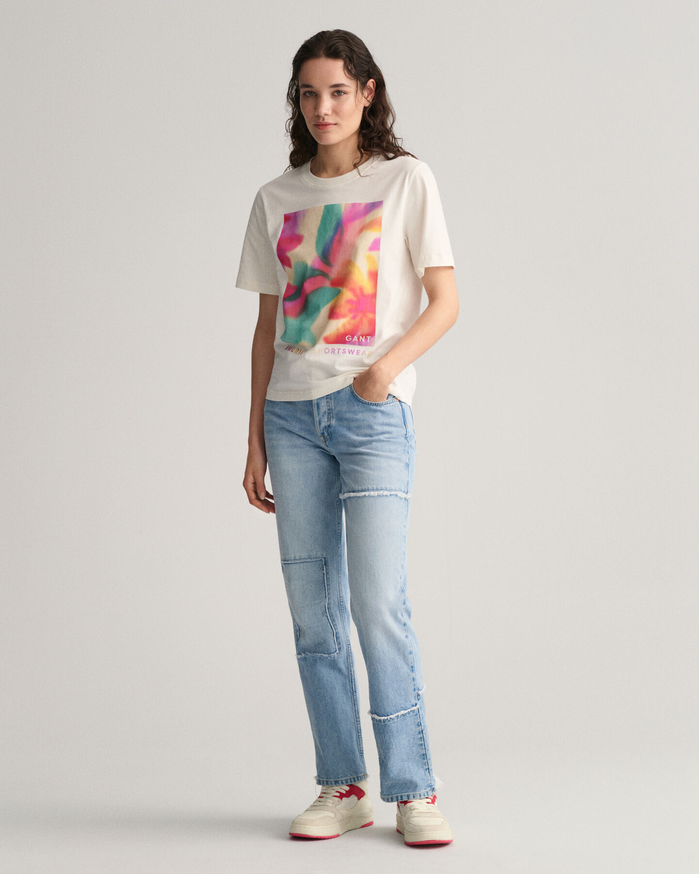 Blomstret Graphic T-shirt