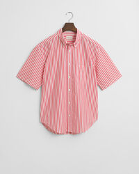 Relaxed fit Heritage poplin skjorte med korte ærmer