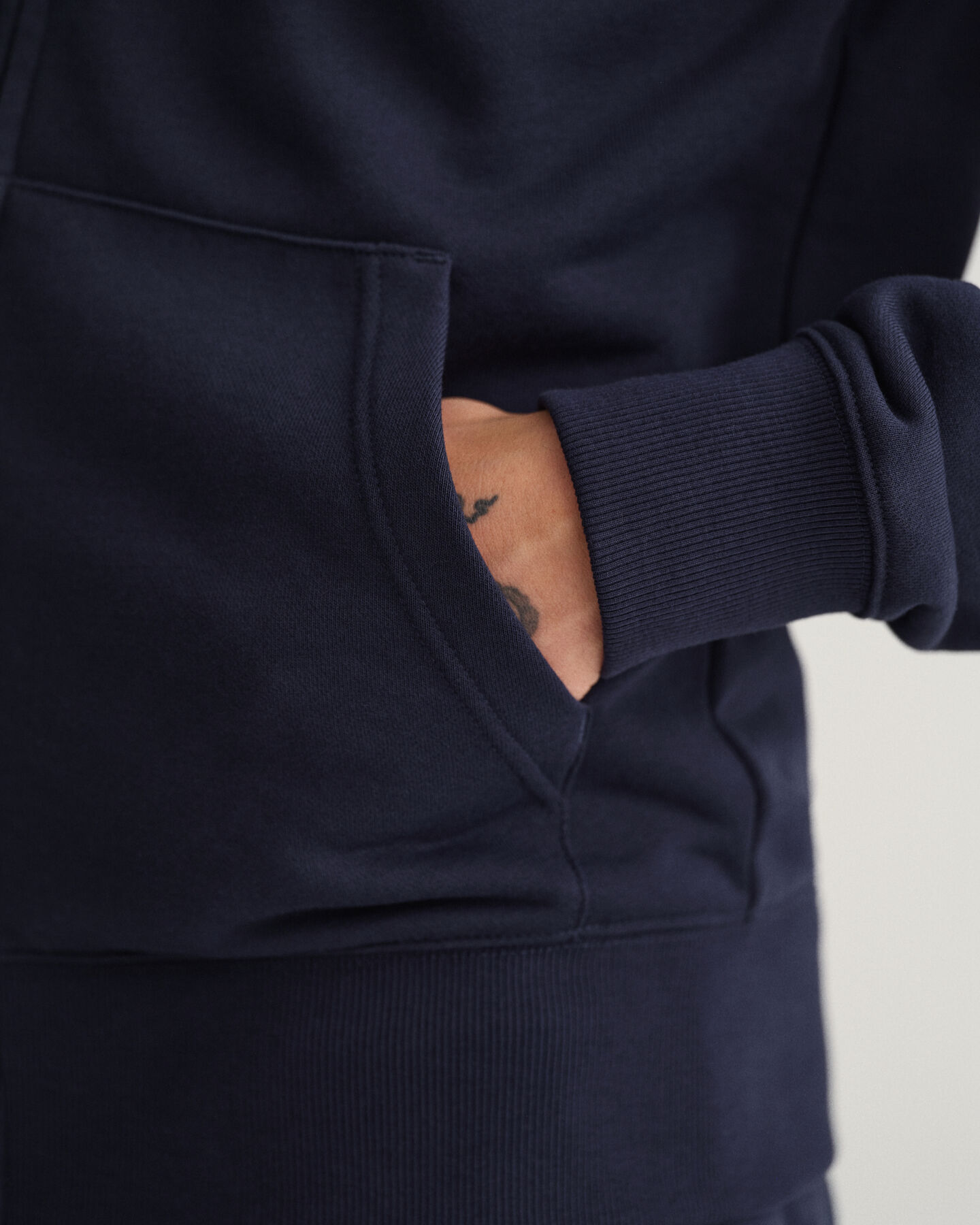 Original cardigan med hel lynlås