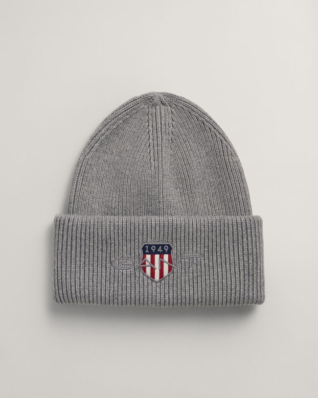 Archive Shield beanie af bomuld