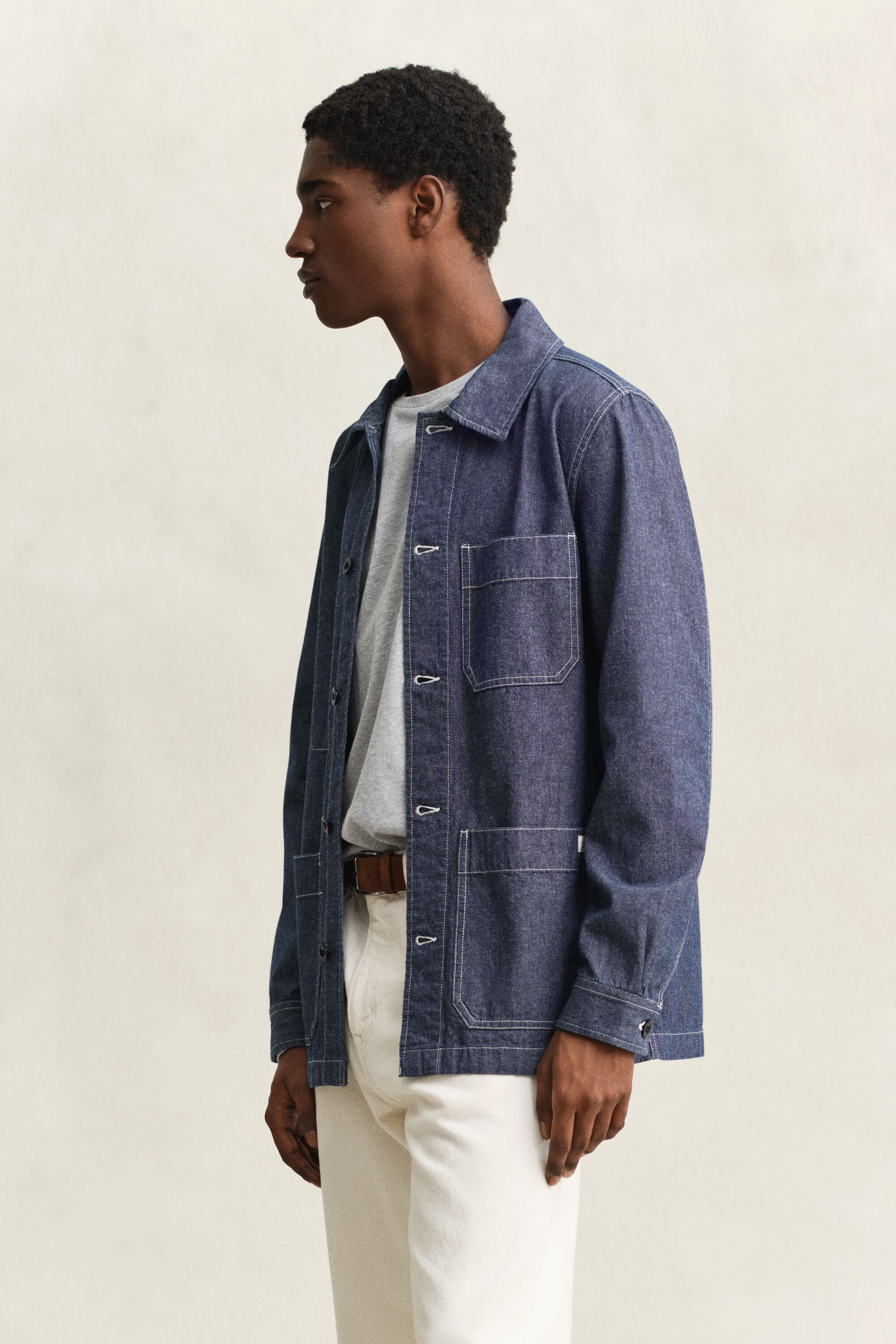 Chambray overskjorte