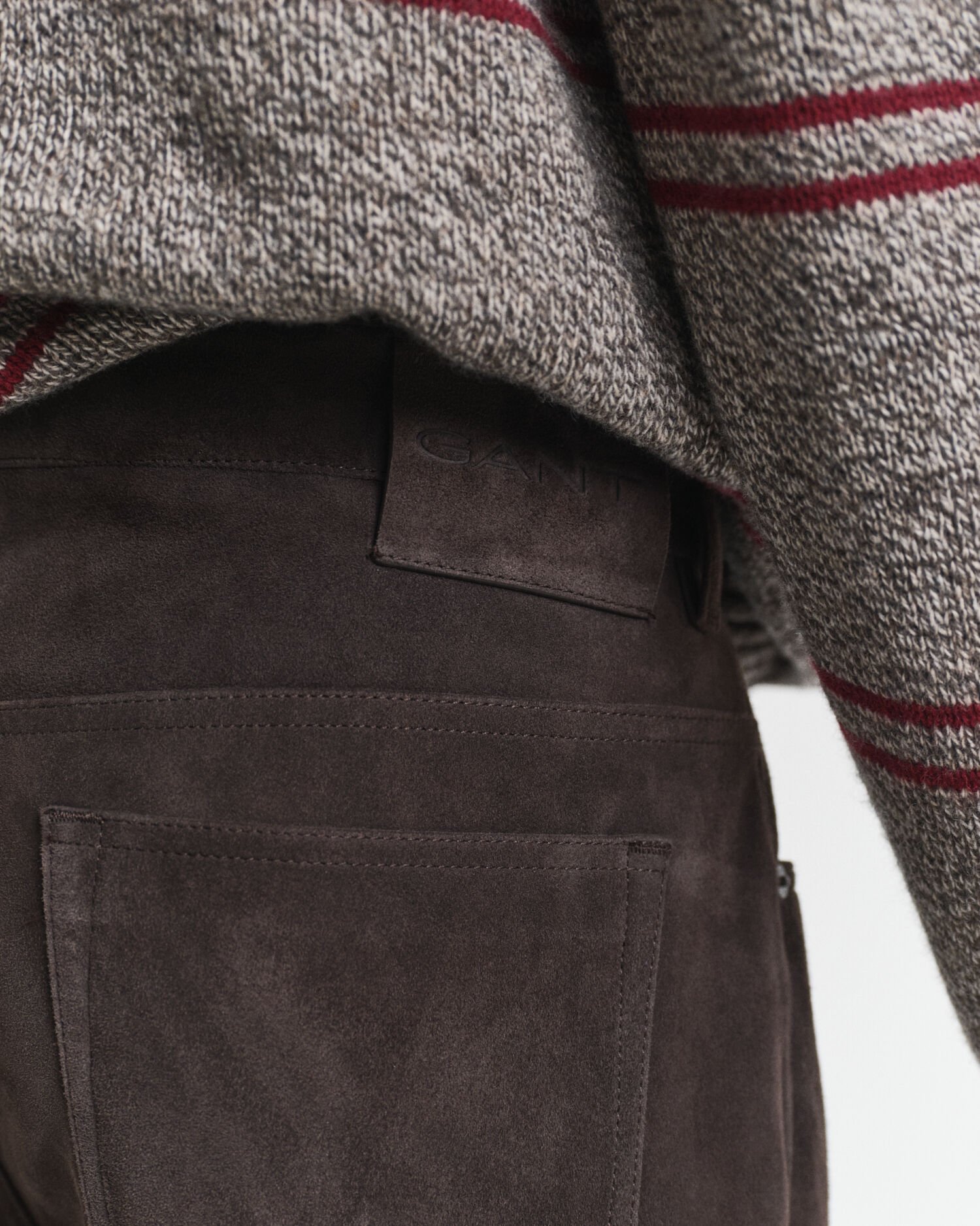 Straight fit jeans i ruskind