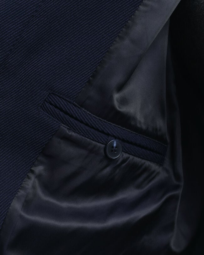 Harrington jakke i uldblanding