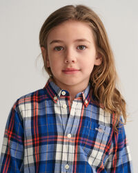 Kids Regular fit ternet flannelskjorte