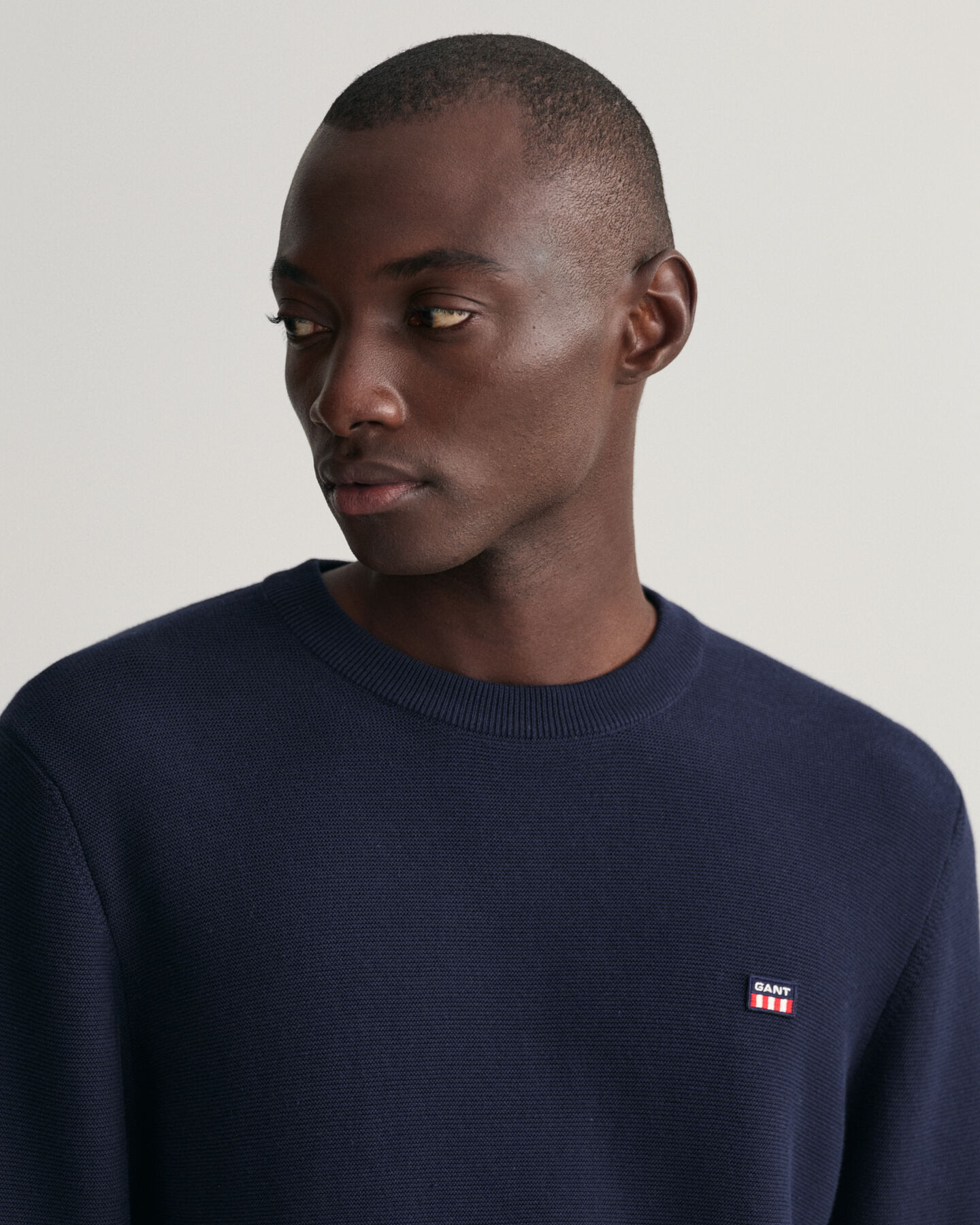 Let Texture crewneck sweater