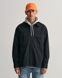 Høj cap af bomuldstwill