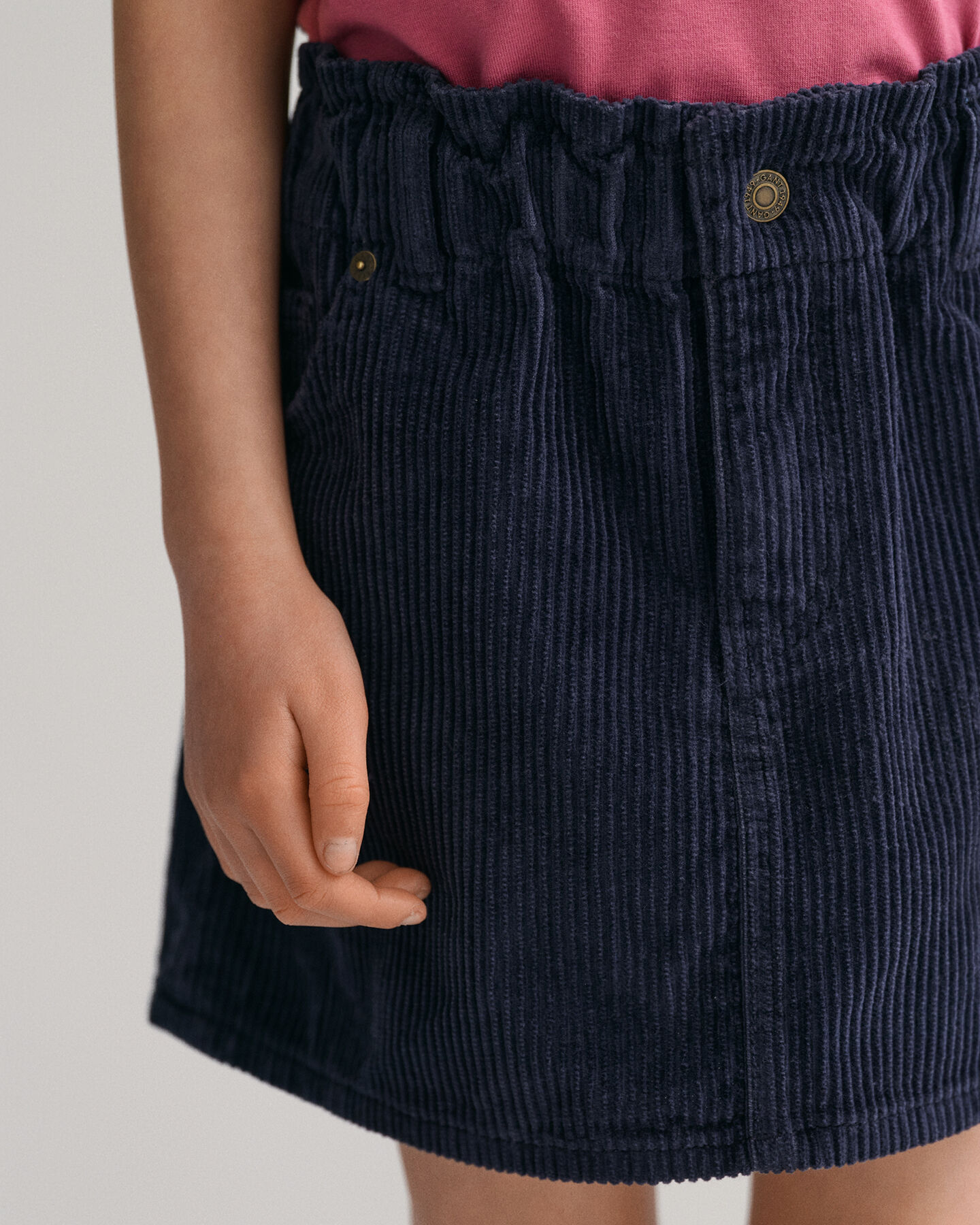 Girls mini nederdel af jernbanefl&oslash;jl