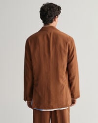 Relaxed fit jakkes&aelig;t-blazer af silke