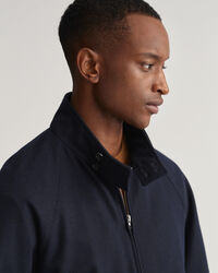 Harrington jakke af uld