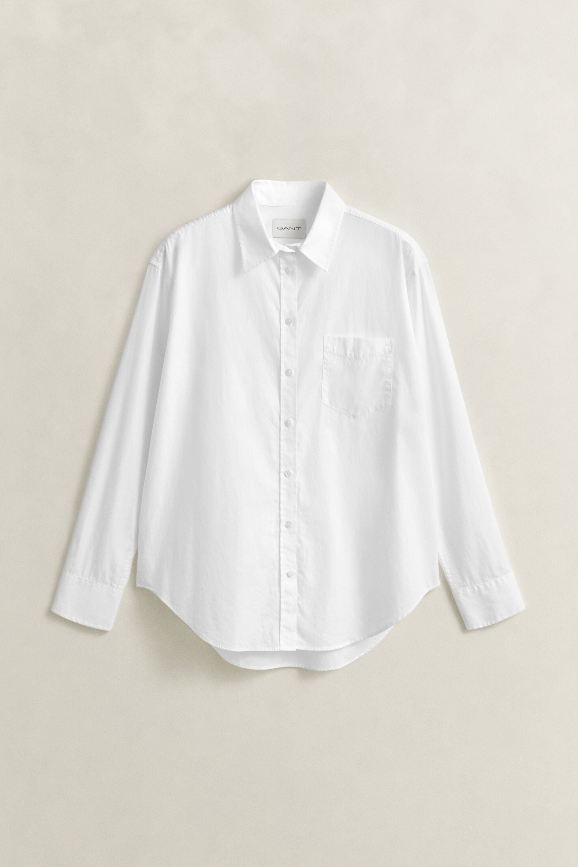 Relaxed Fit klassisk poplin-skjorte