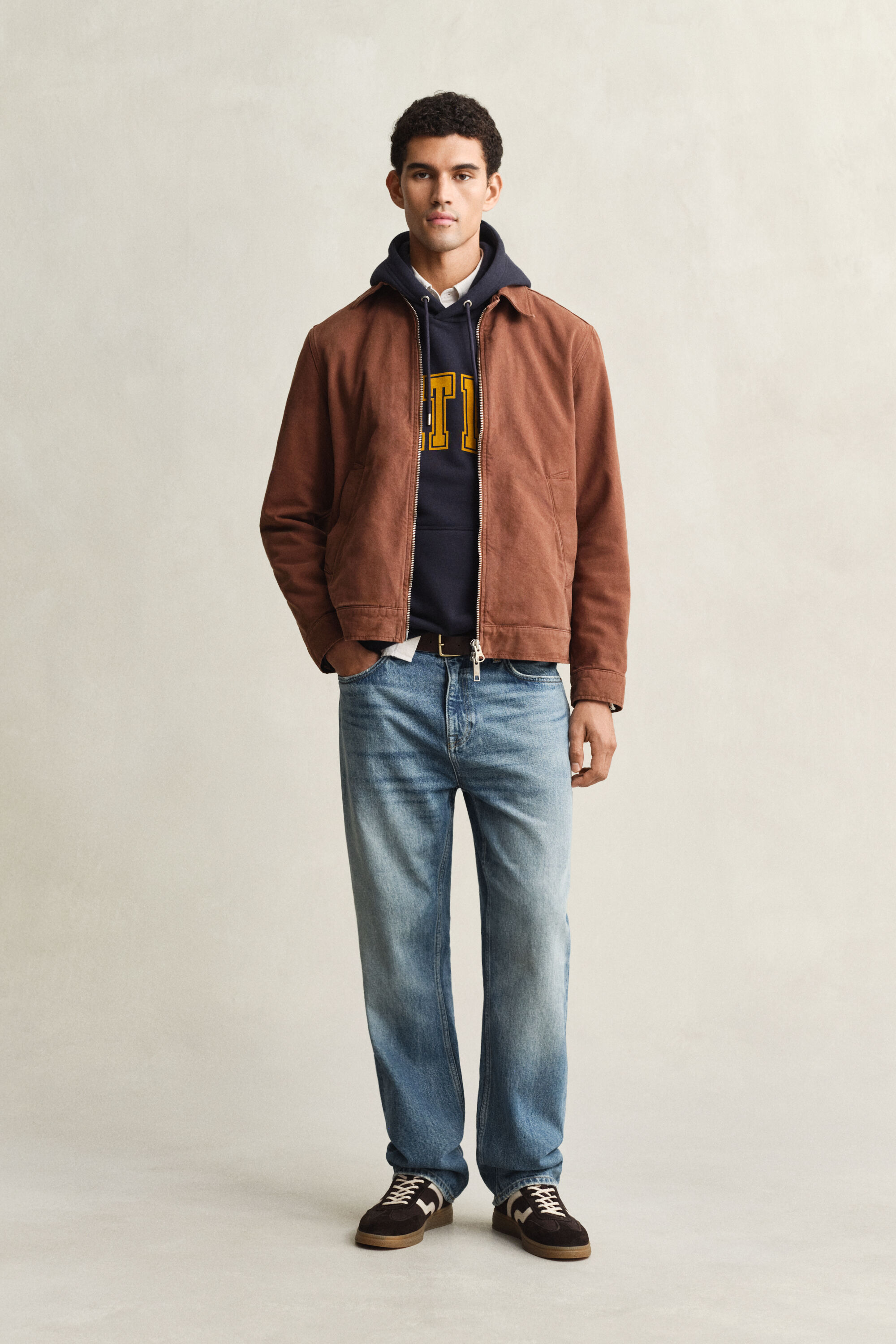 Jakke af bomuldslærred