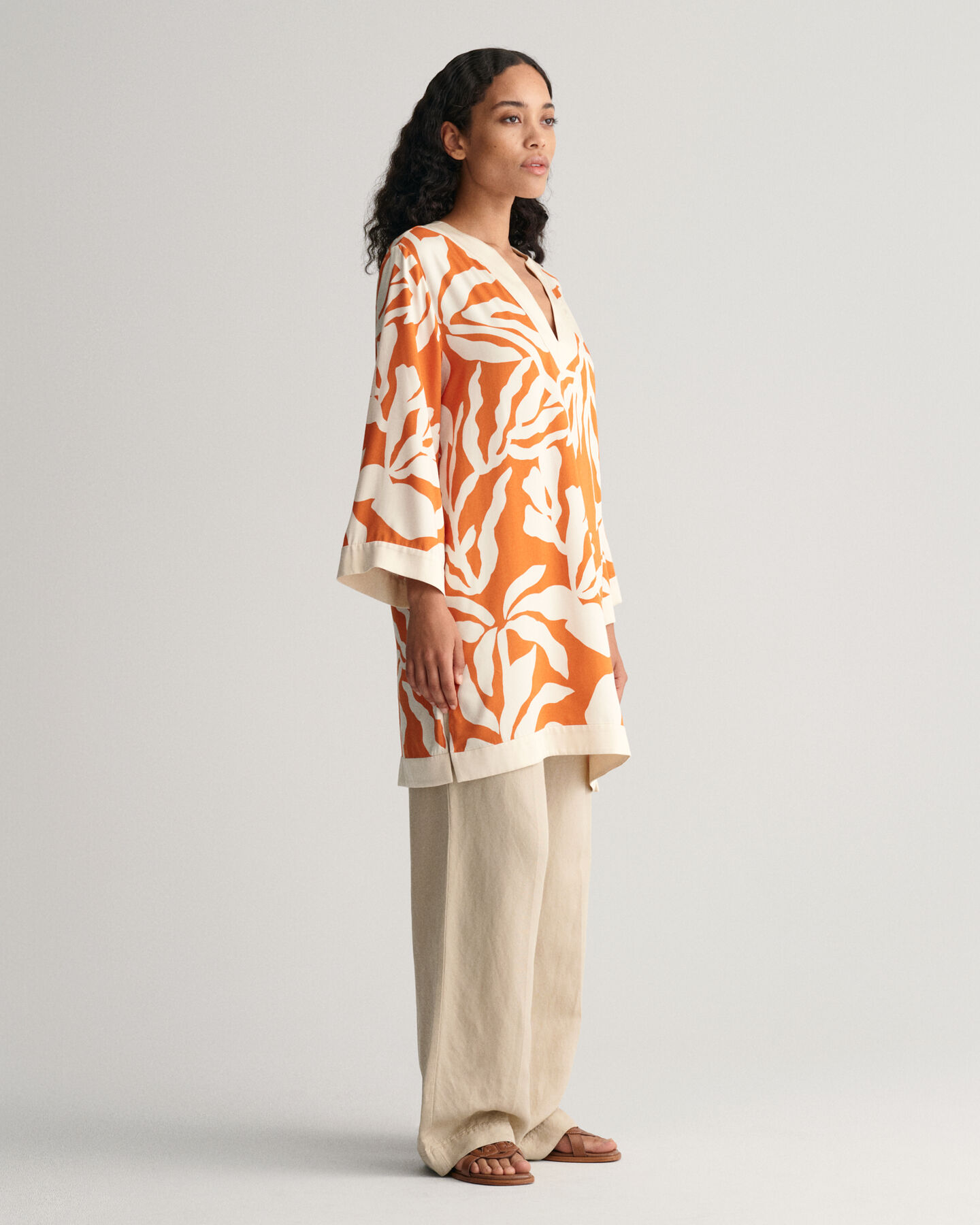 Palm Print kaftan