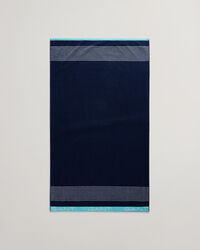 Strandhåndklæde med tonale striber
