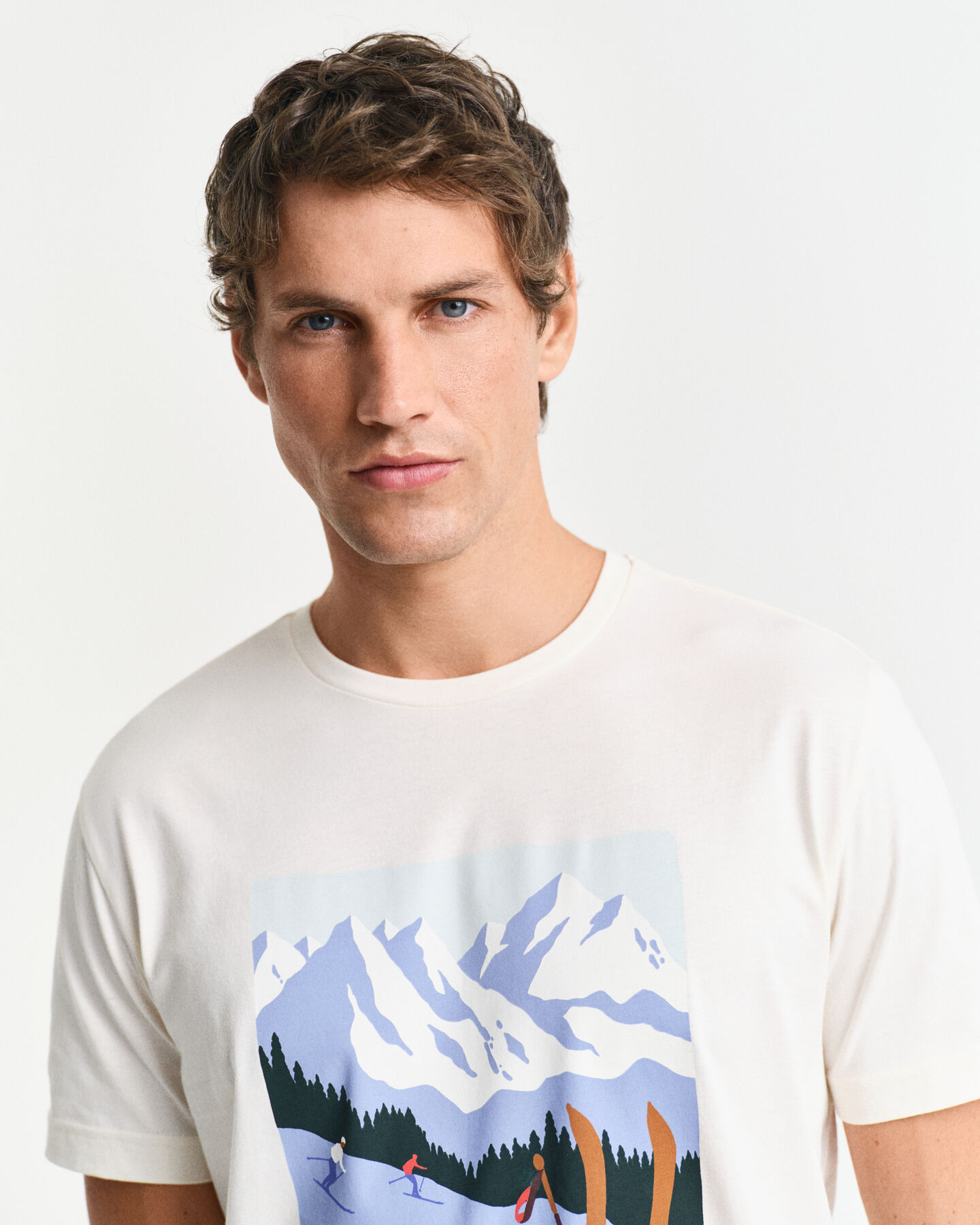 GANT T-shirt med Winter Sports-grafik