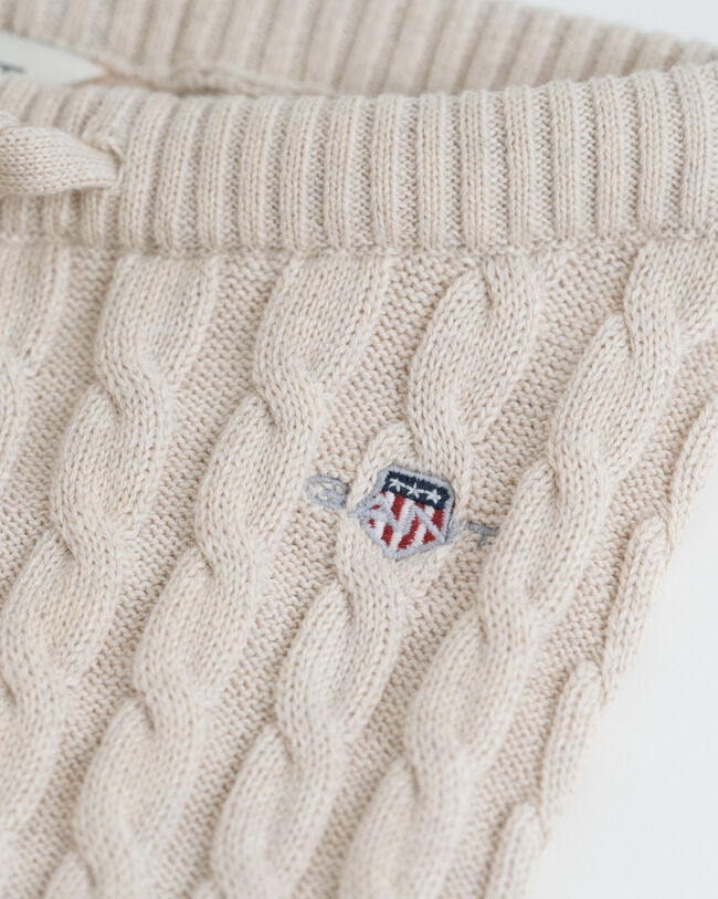 Baby Shield leggings af bomuld med kabelstrik