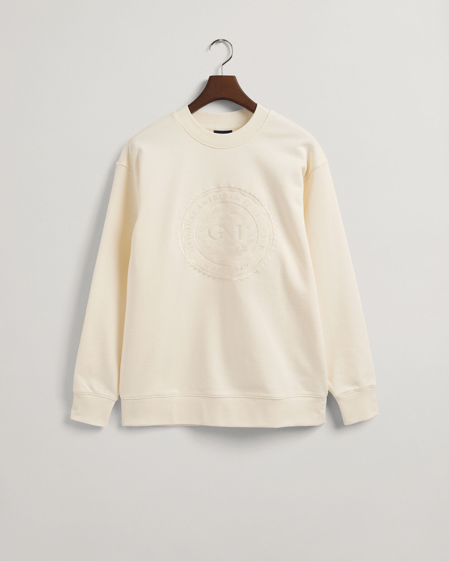 Monogram sweatshirt med crewneck