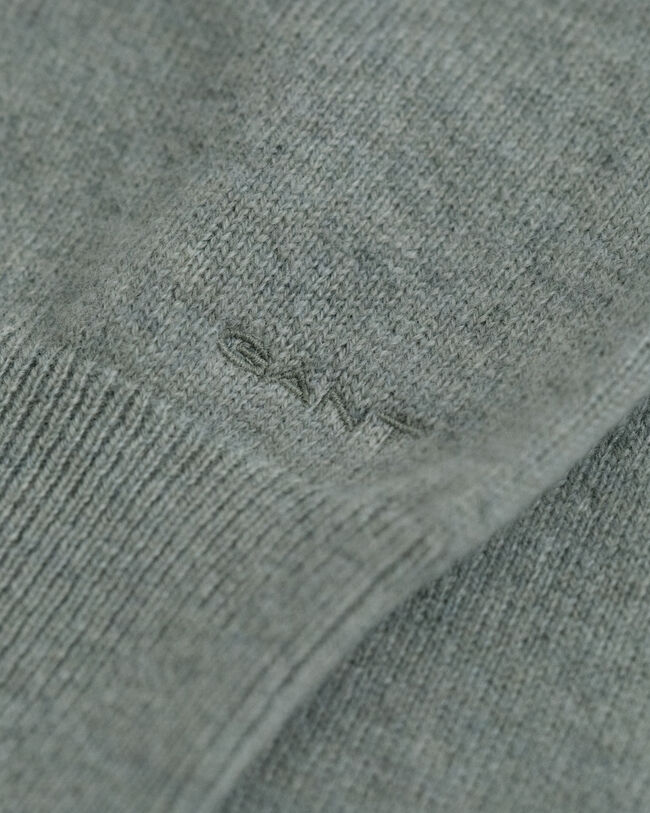 Crewneck sweater i ekstra fin lammeuld