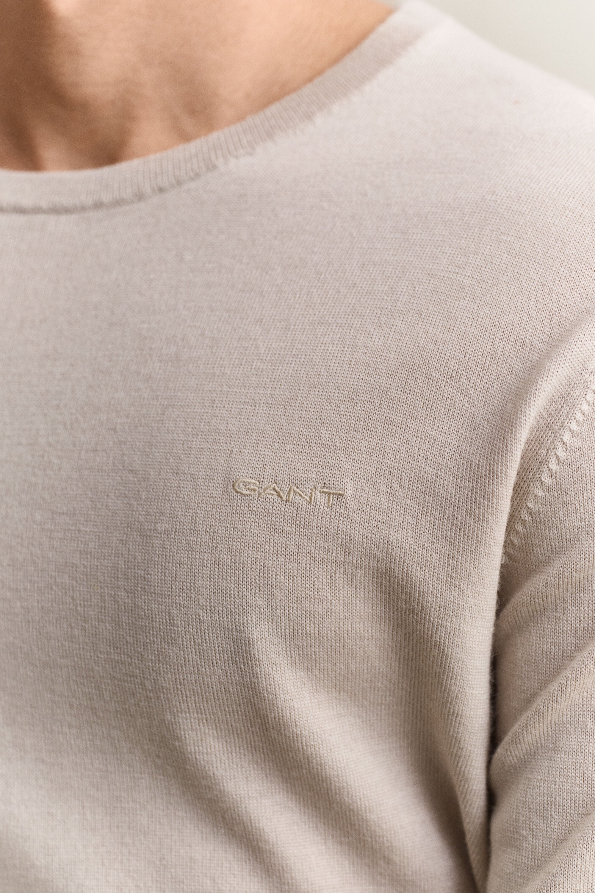 Crewneck sweater i merinould