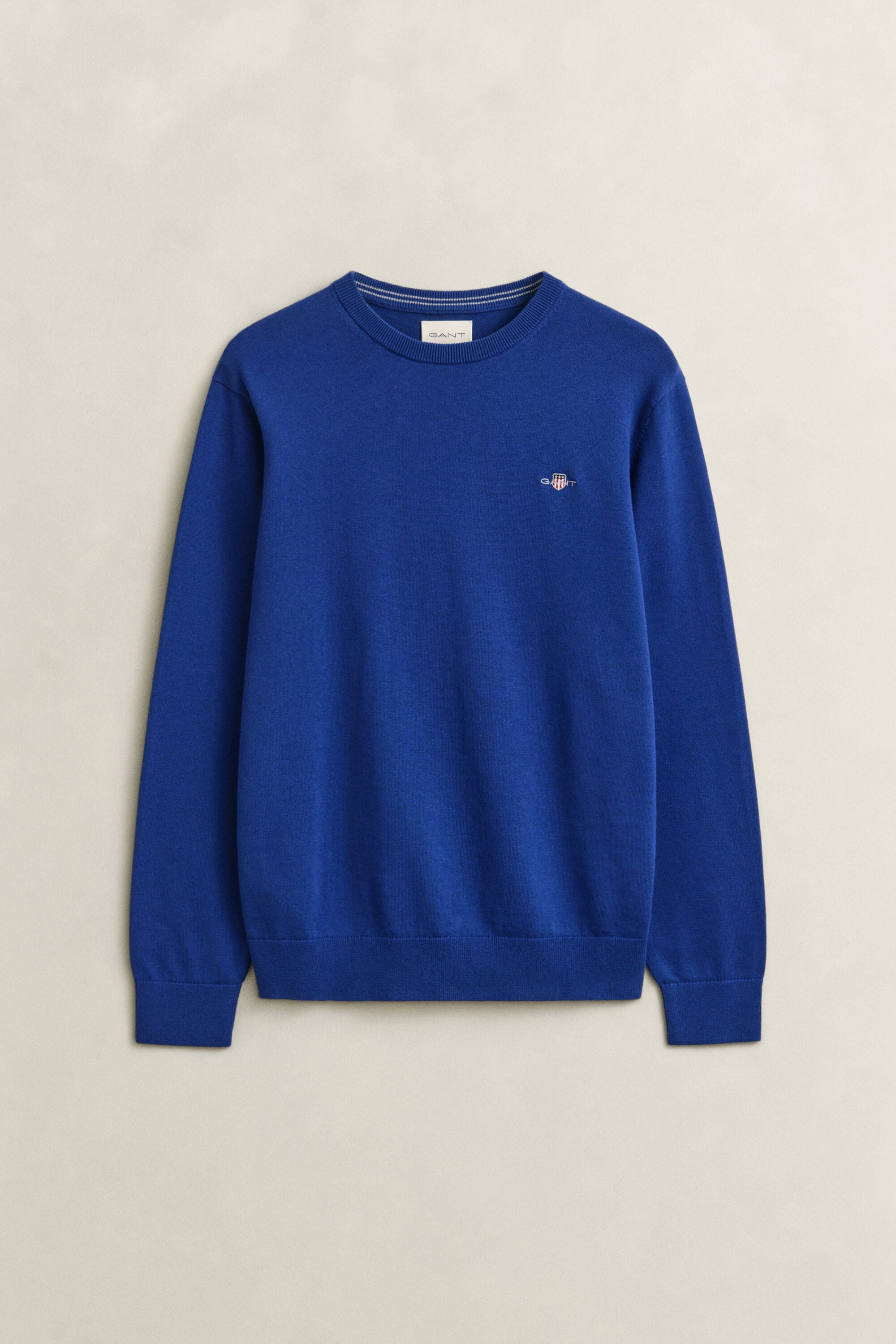 Klassiske crewneck sweater i bomuld