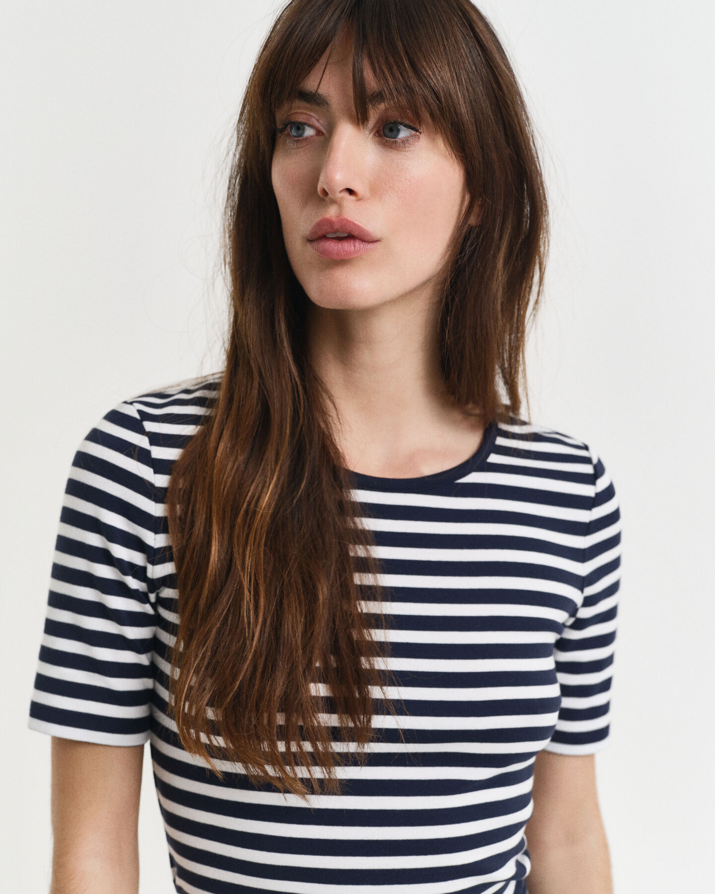 Striped Ribbed T-Shirt