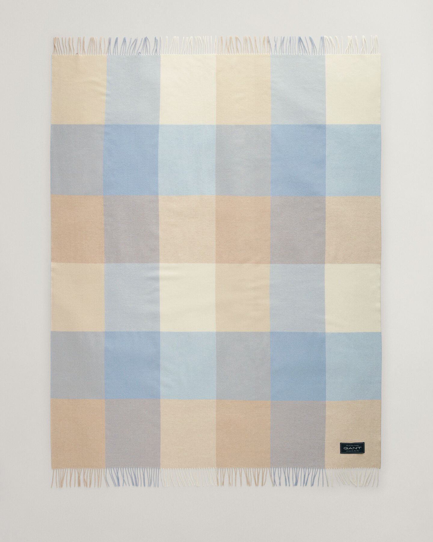 Ternet tæppe af ekstra fin merinould