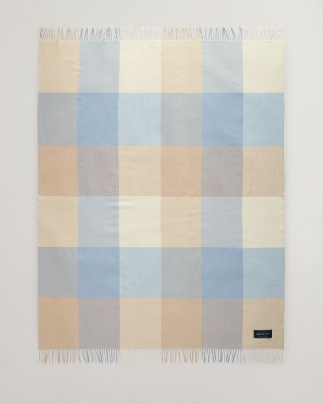 Ternet tæppe af ekstra fin merinould