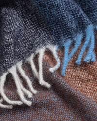 Flerternet mohair-uldhalstørklæde