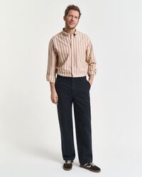 Relaxed fit Heritage Oxford-skjorte med striber