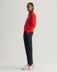 Logo crewneck sweater i mohair