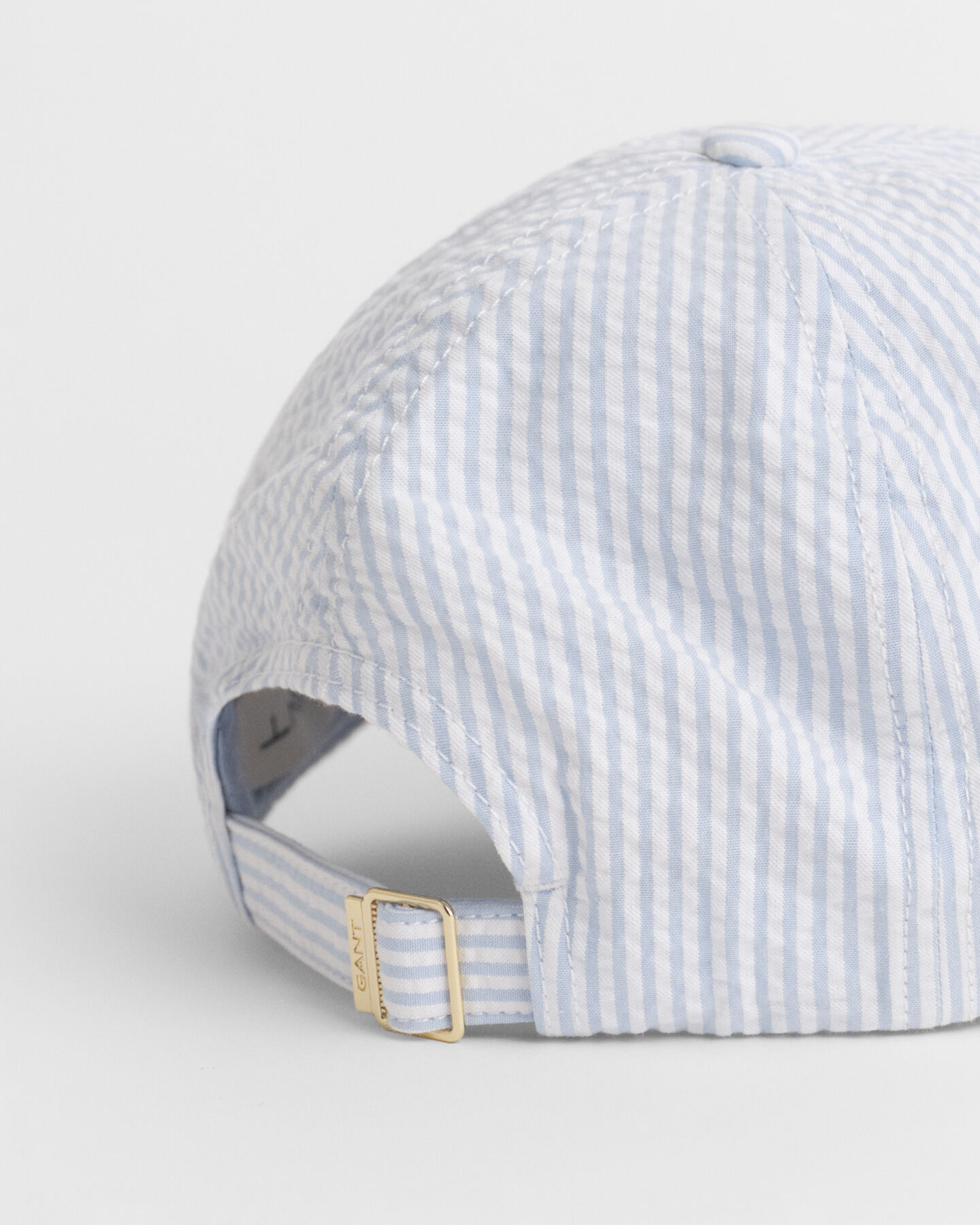 Stribet seersucker cap