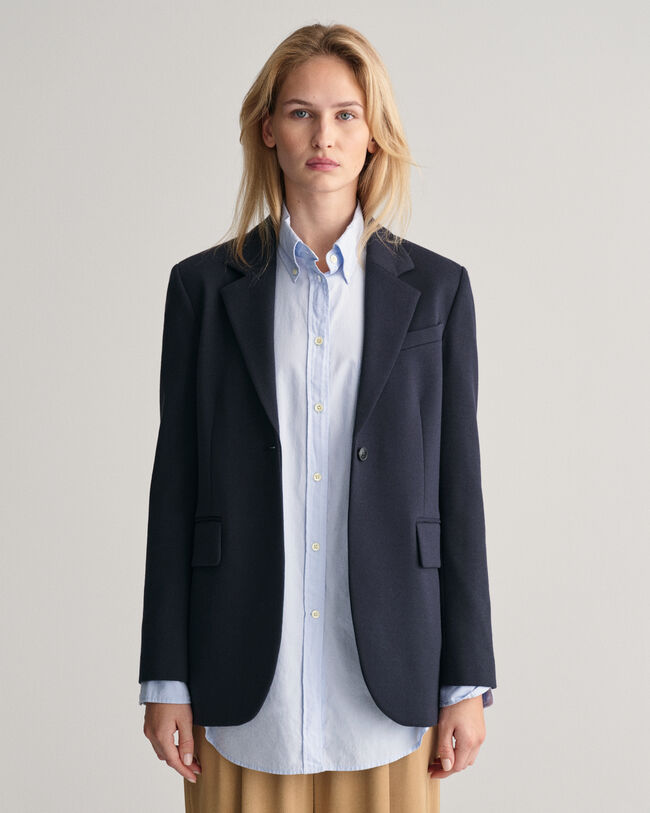 Regular fit jersey-blazer