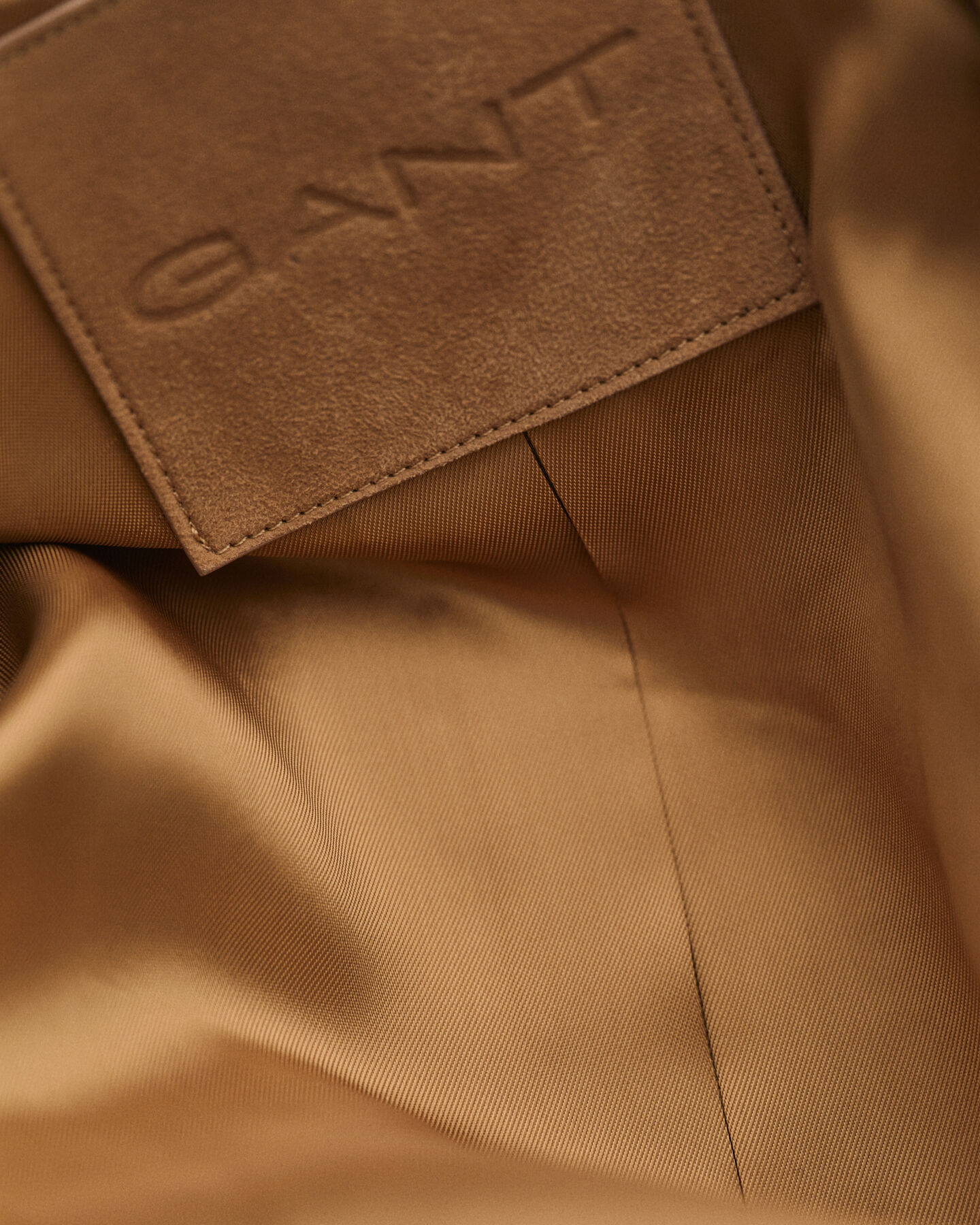 Bomberjakke i ruskind