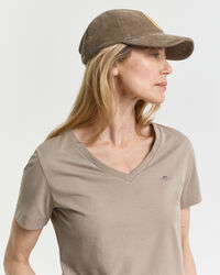 Shield T-shirt med V-hals