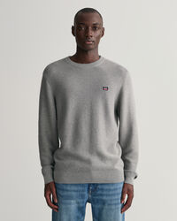 Let Texture crewneck sweater