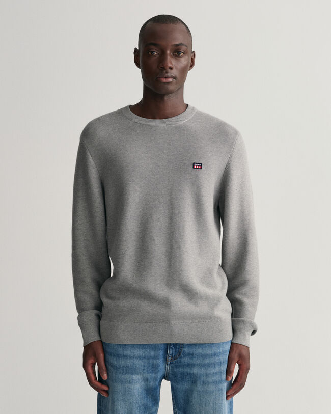 Let Texture crewneck sweater