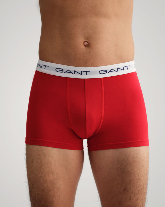 3-Pack garnfarvede stribede trunk-underbukser