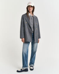 Sømandsjakke med håndsyede detaljer