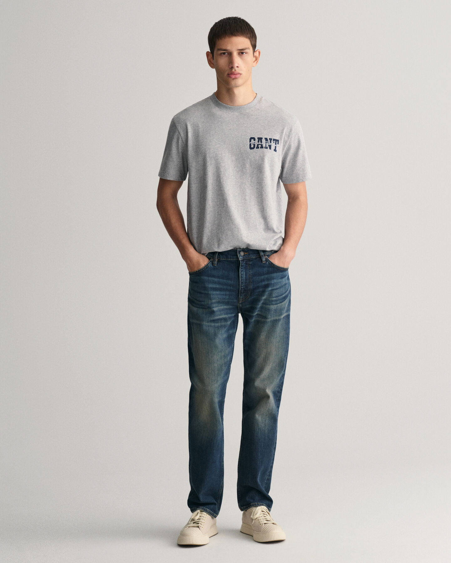 Regular fit Archive vaskede jeans