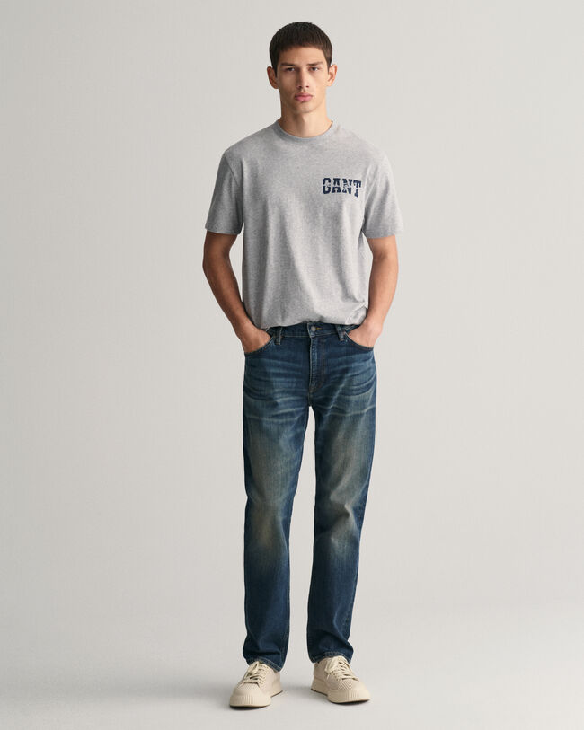 Regular fit Archive vaskede jeans