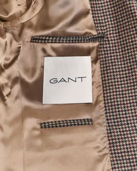 Slim fit houndstooth-ternet blazer