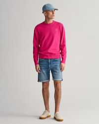 Classic crewneck sweater i bomuld